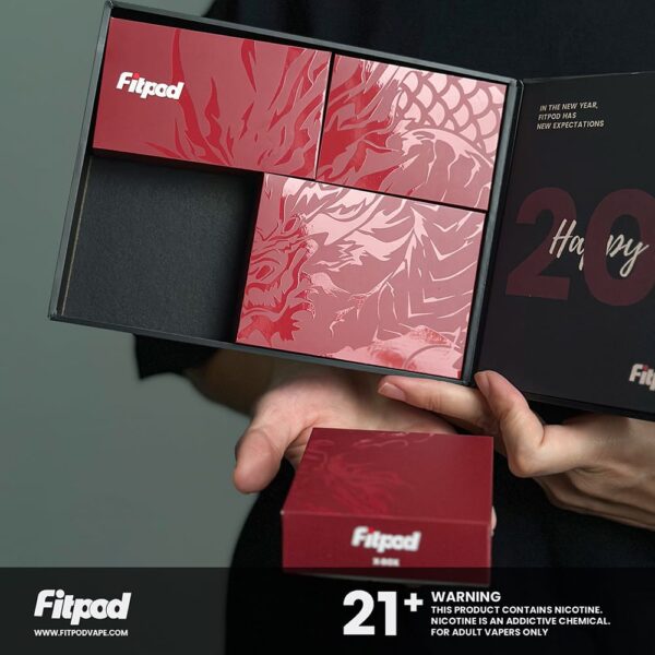 5 【小煙主機】FITPOD 2024 龍年限量版套組 斯萊克三代&四代 主機兩台送六顆空倉
