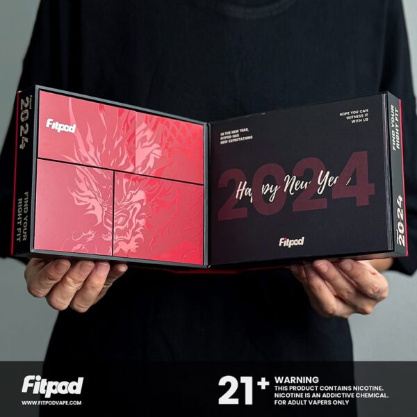 8 【小煙主機】FITPOD 2024 龍年限量版套組 斯萊克三代&四代 主機兩台送六顆空倉