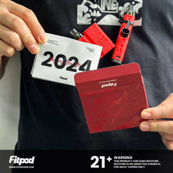 9 【小煙主機】FITPOD 2024 龍年限量版套組 斯萊克三代&四代 主機兩台送六顆空倉