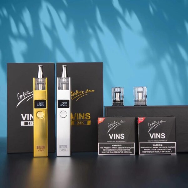 【小煙主機】VINS 24K 小金條 / 18K 小銀磚 注油式主機